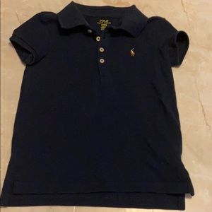 Ralph Lauren Girls Short Sleeve Polo Shirt